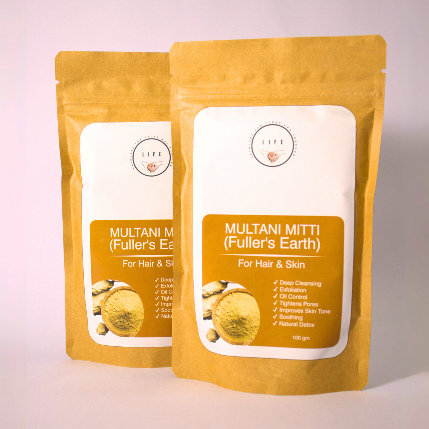 Multani Mitti Powder 100g - For Face & Hair Care