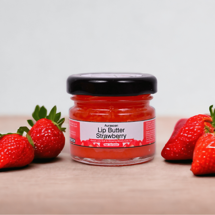 Strawberry Lip Butter For Soft and Naturally Pink Lips - 20 Grams