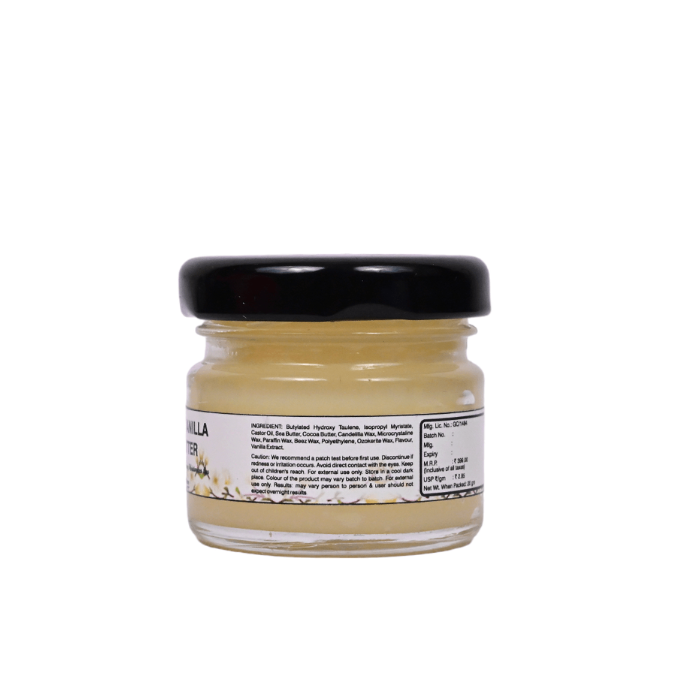 Vanilla Lip Butter For Soft and Naturally Pink Lips - 20 Grams