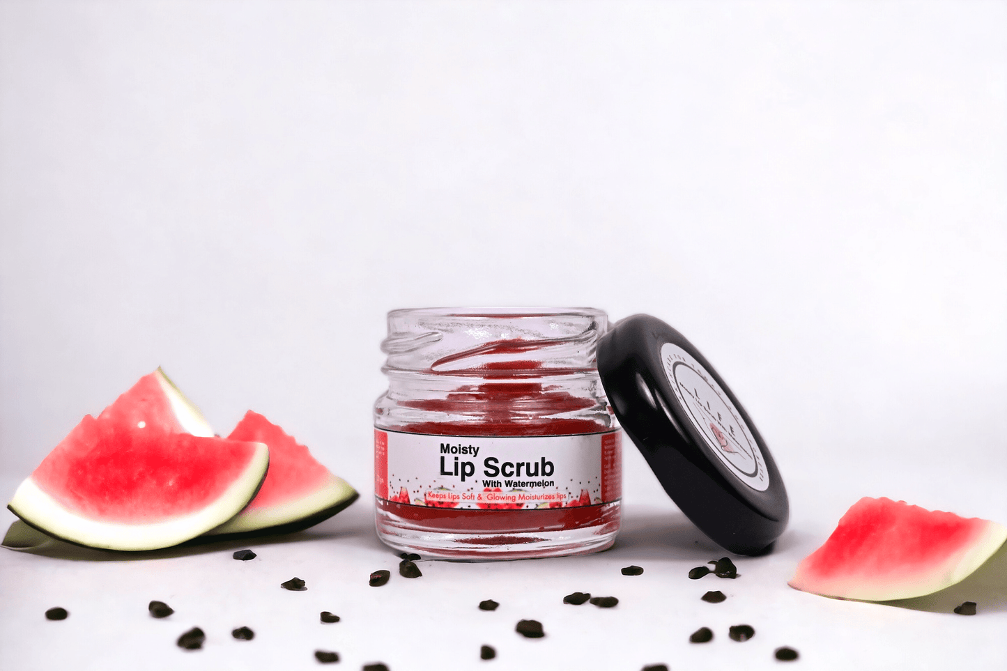 Watermelon Lip Scrub For Soft and Naturally Pink Lips - 20 Grams